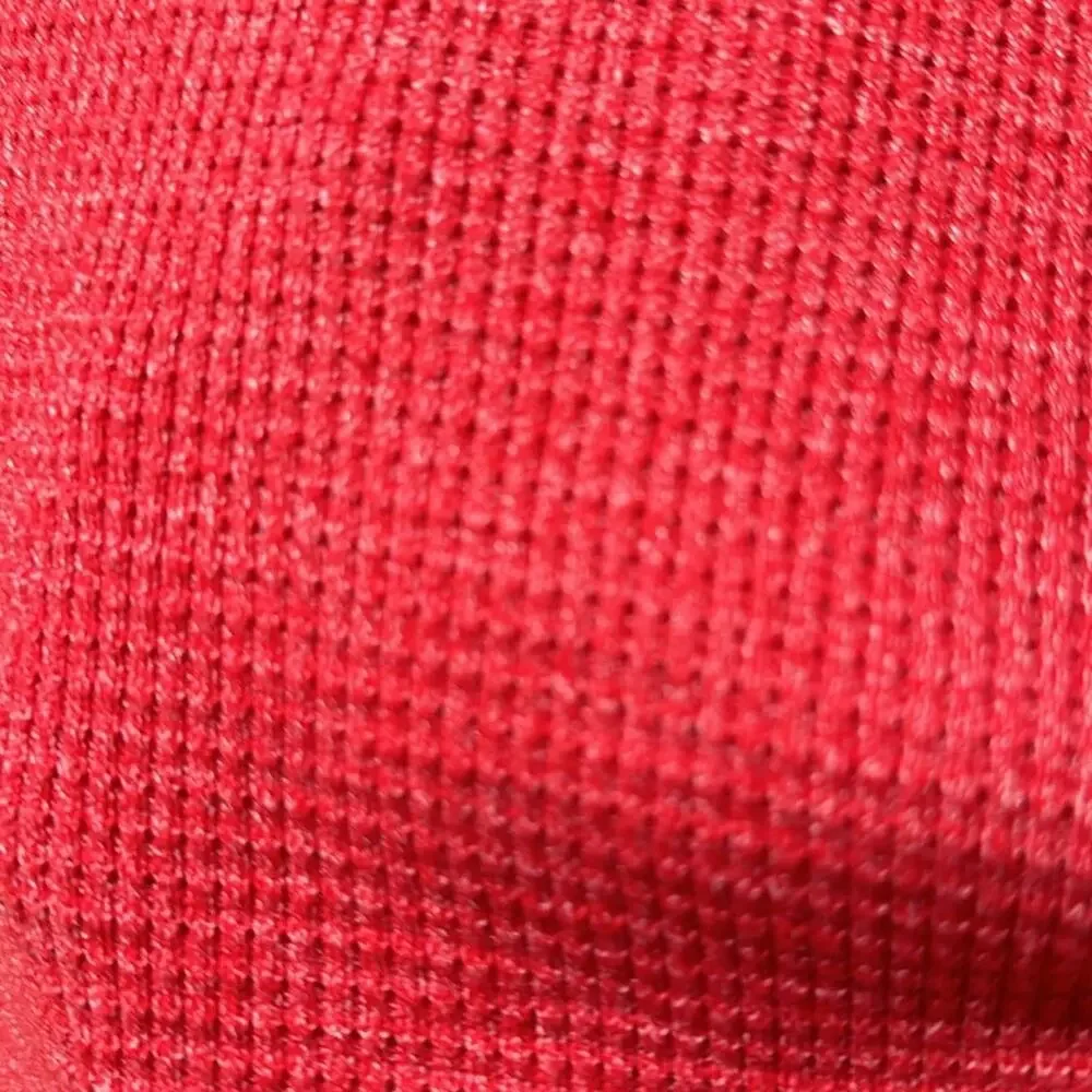 Free People We The Free Valentine Red  Balloon Sleeve Thermal Medium Red Top - Picture 6 of 10